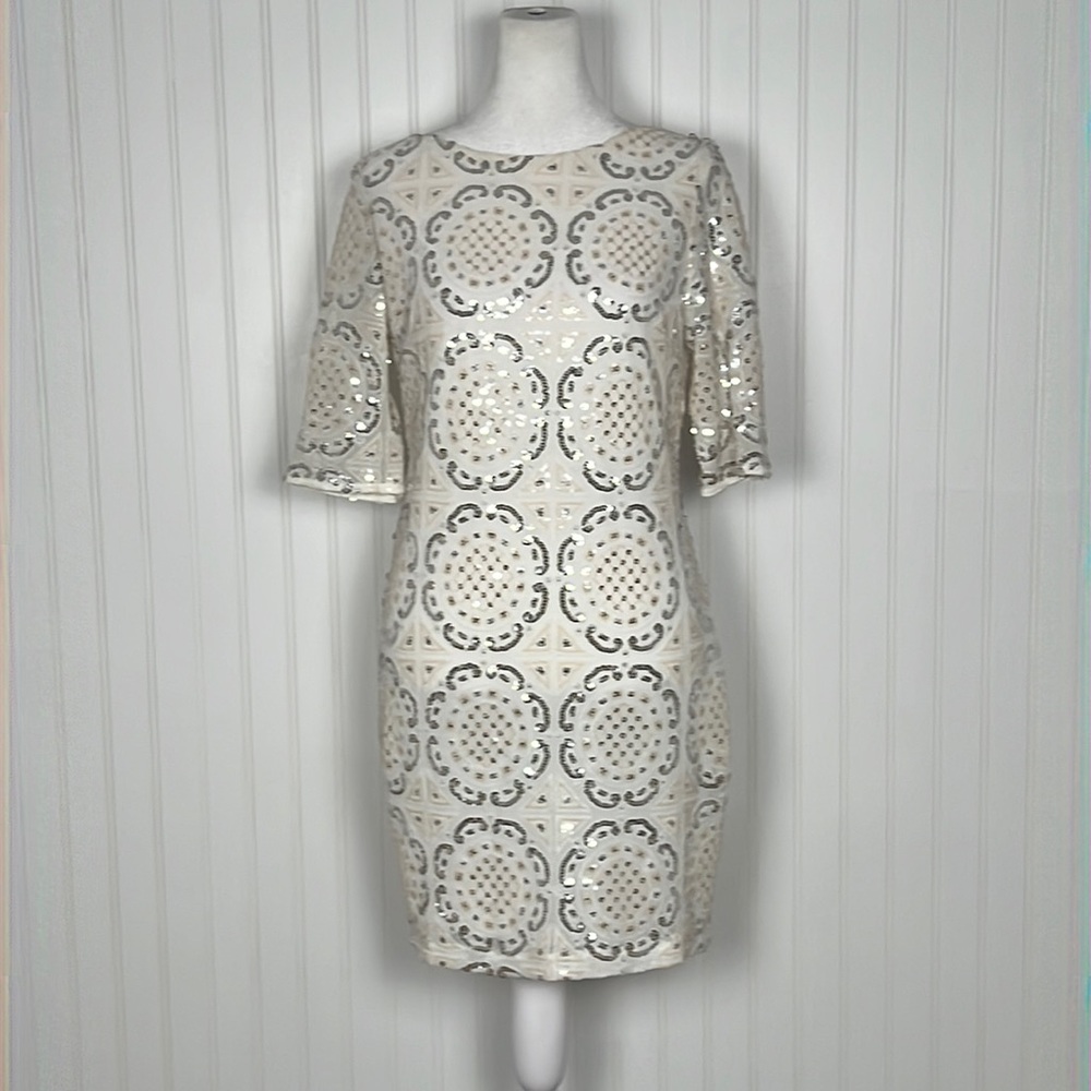 San joy sequin cocktail dress